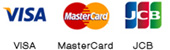 使用可能なクレジットカード：VISA,MASTER,JCB