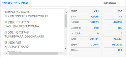 めざせ！タイピングマスター