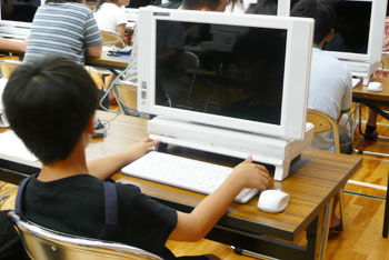 画像:電源を入れる