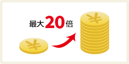 キャッシュバック大幅増量!