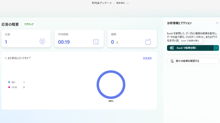 集計結果のイメージ