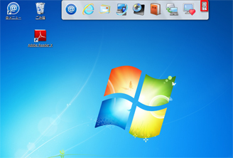 F-Launcher�́u�ݒ�v�{�^�����N���b�N���Ă����ʃC���[�W