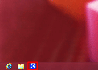 �^�X�N�o�[�ɂ���u�����j���[�v�̃A�C�R�����N���b�N���Ă����ʃC���[�W