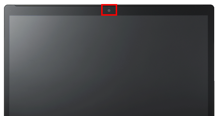 ノートパソコンのインカメラ