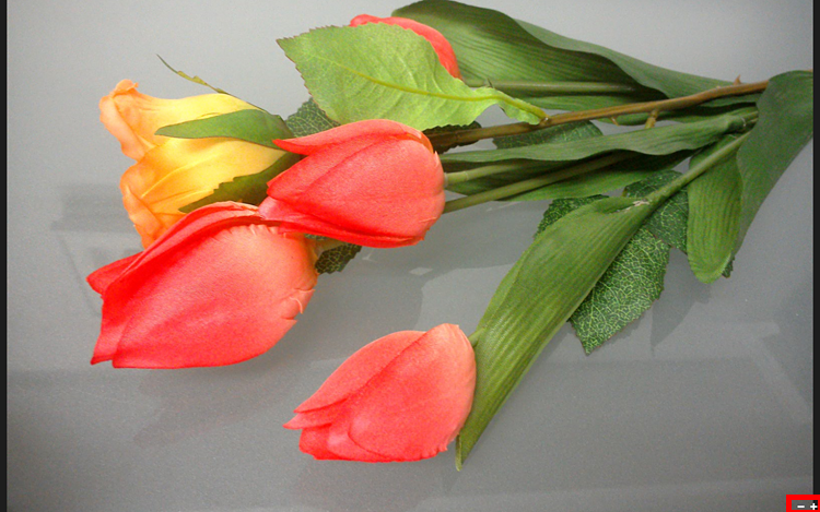 縮小の操作の画面イメージ