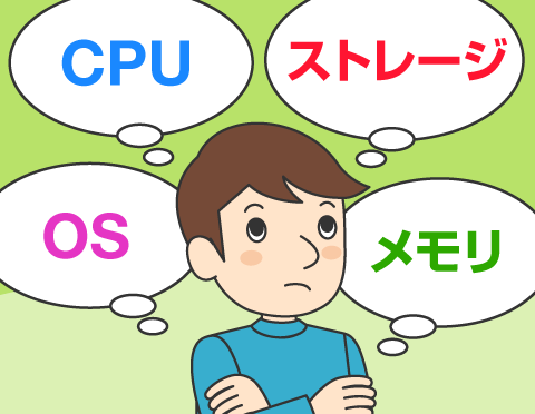 自分に最適なパソコンを選ぶには？ スペックについて知っておこう！