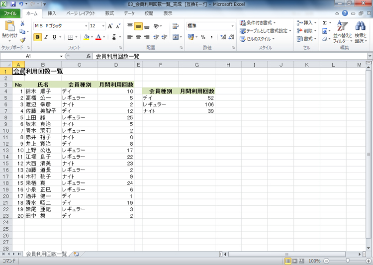 ������p�񐔈ꗗ�̉�ʃC���[�W