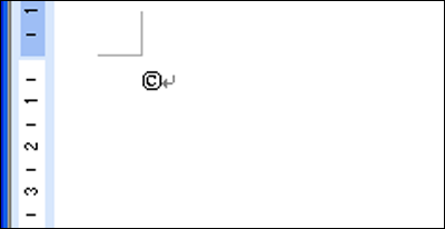 �u&copy;�v�����͂��ꂽ���