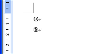 �u&reg;�v�����͂��ꂽ���
