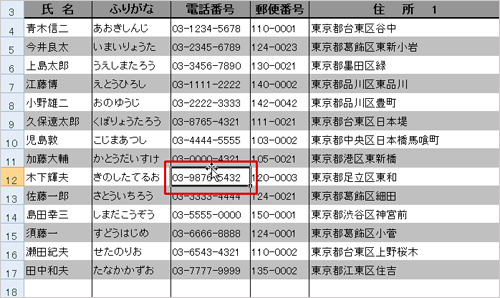 カーソルが十字に変更したイメージ画像
